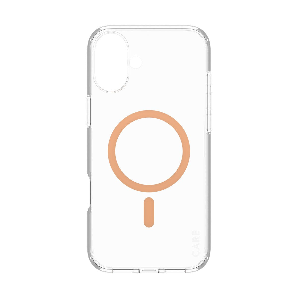 CARE by PanzerGlass® Flagship Case Transparent Urban Combat m. Peachy MagSafe iPhone 16 Plus